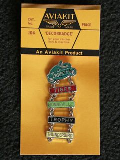 "TRIUMPH WITH BARS BSA WITH BARS NORTON WITH BARS"116