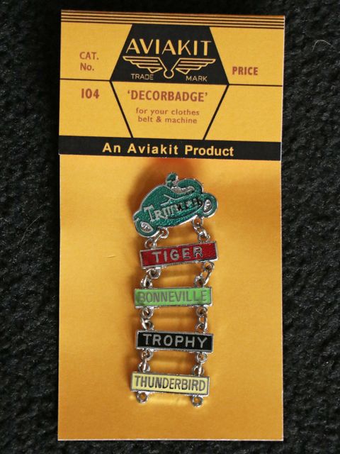 "TRIUMPH WITH BARS BSA WITH BARS NORTON WITH BARS"116