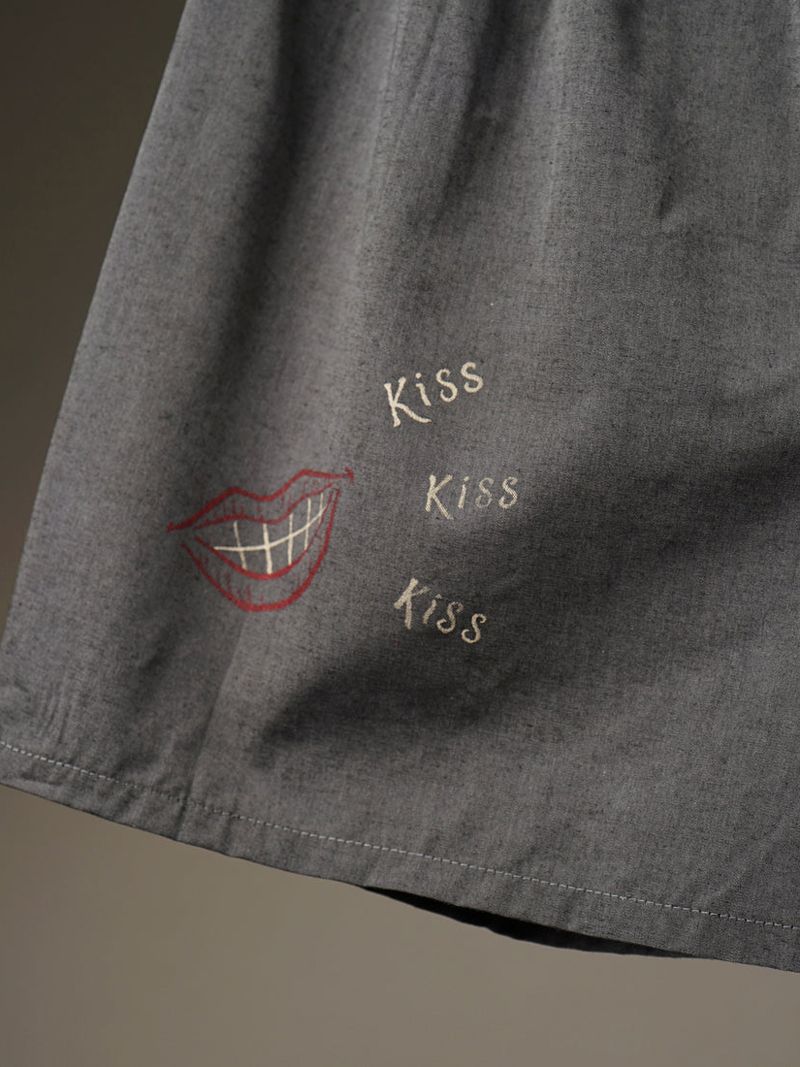 STANDARD BOXER SHORTS "PANTY MESSAGE SPECIAL NIGHTS!" (BLACK)