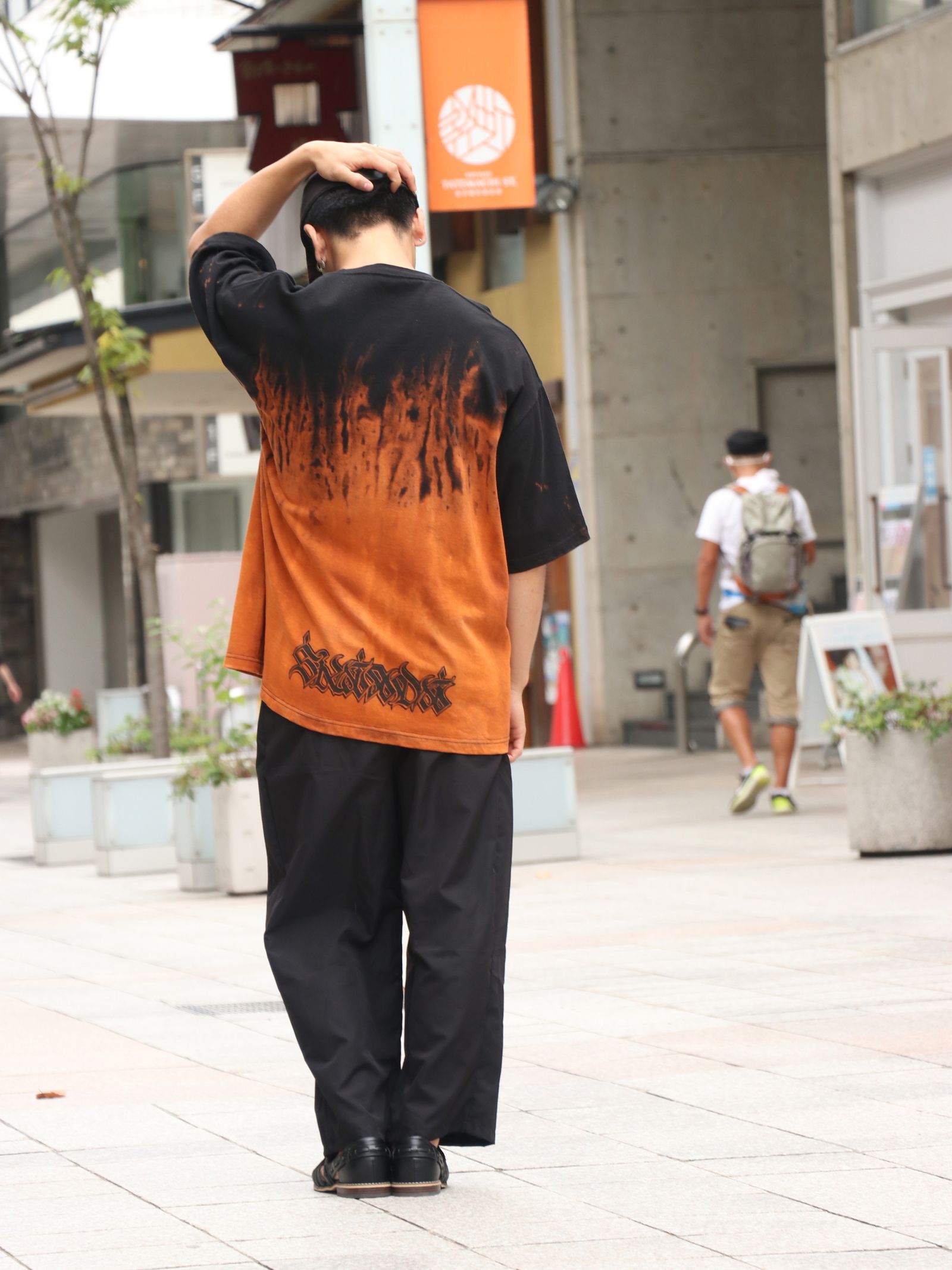 SKANDA オリジナルブリーチ ビッグTシャツ / SKANDA ORIGNAL BLEACH BIG TEE