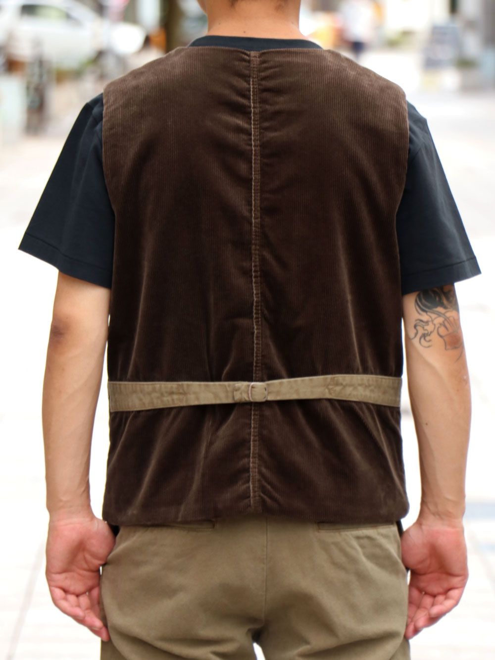 BY GLADHAND - BROTHER UNION -VEST (BROWN) | SKANDA