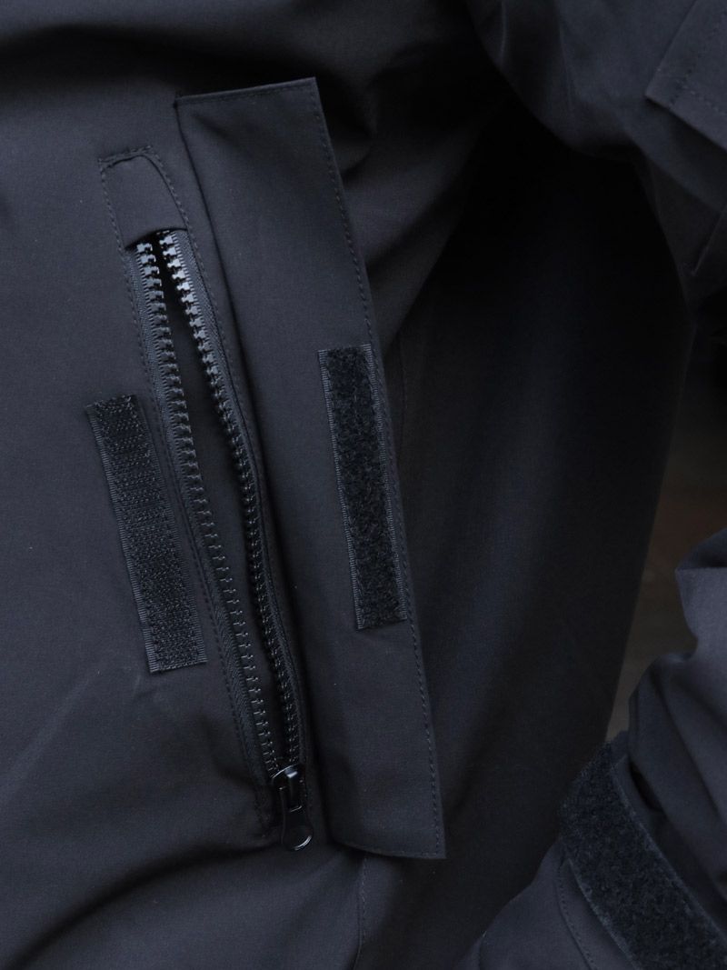 UPPER DECK CREW SUIT JACKET (BLACK)