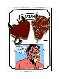 PINS SET (SATAN)