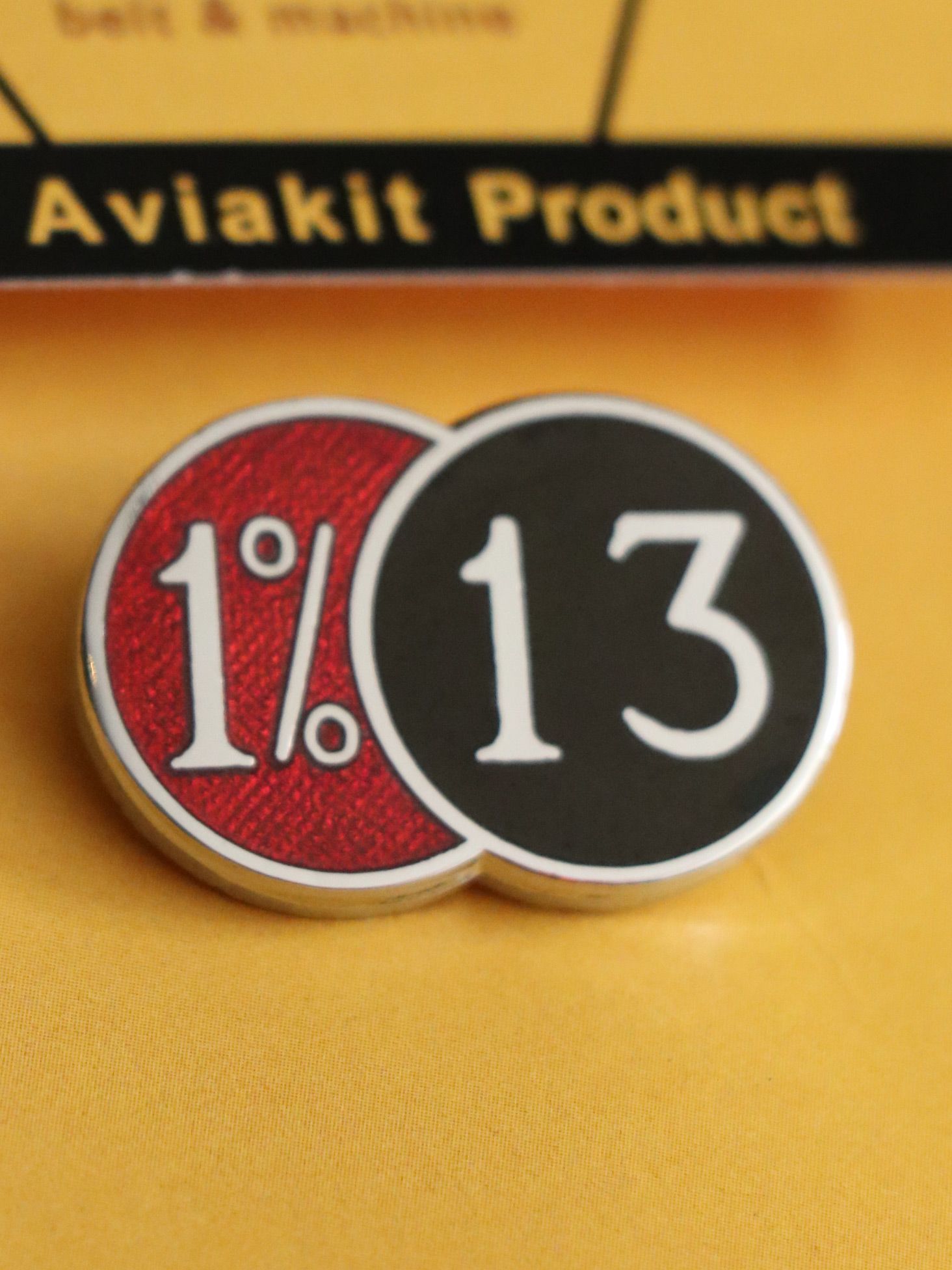 "1%13" BADGE