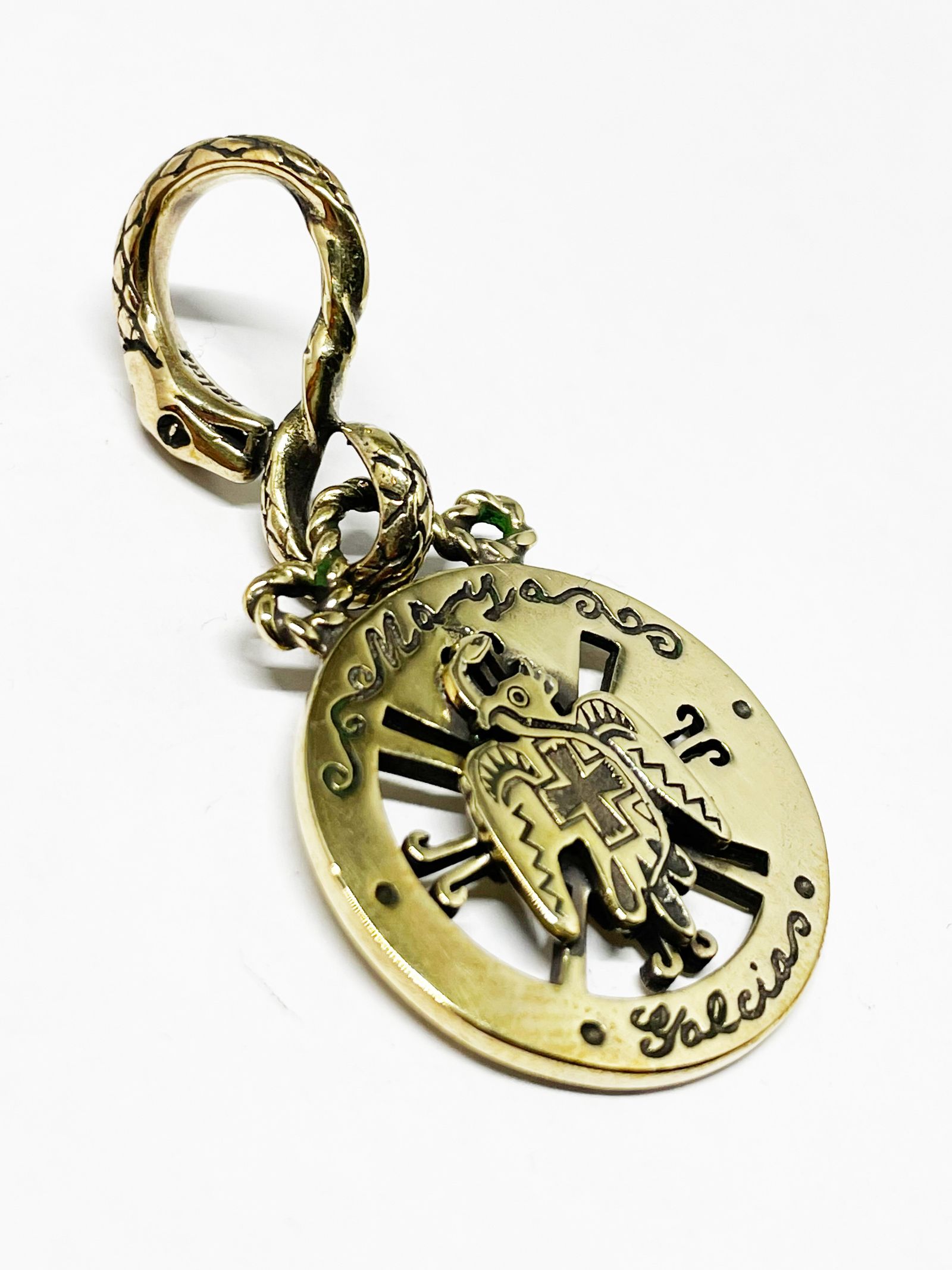 HUNABU-KU & EAGLE SNAKE NECK TOP (BRASS)