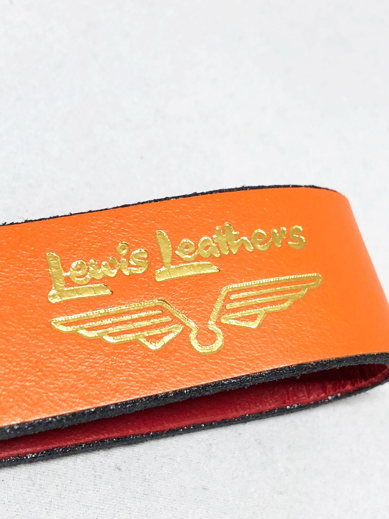 LEWIS LEATHERS BELT LOOP KEYRING MK-1 (ORANGE)