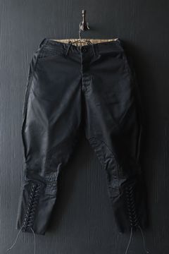 BLACK CHINO SHERIFF BREECHES (MIDNIGHT BLACK)