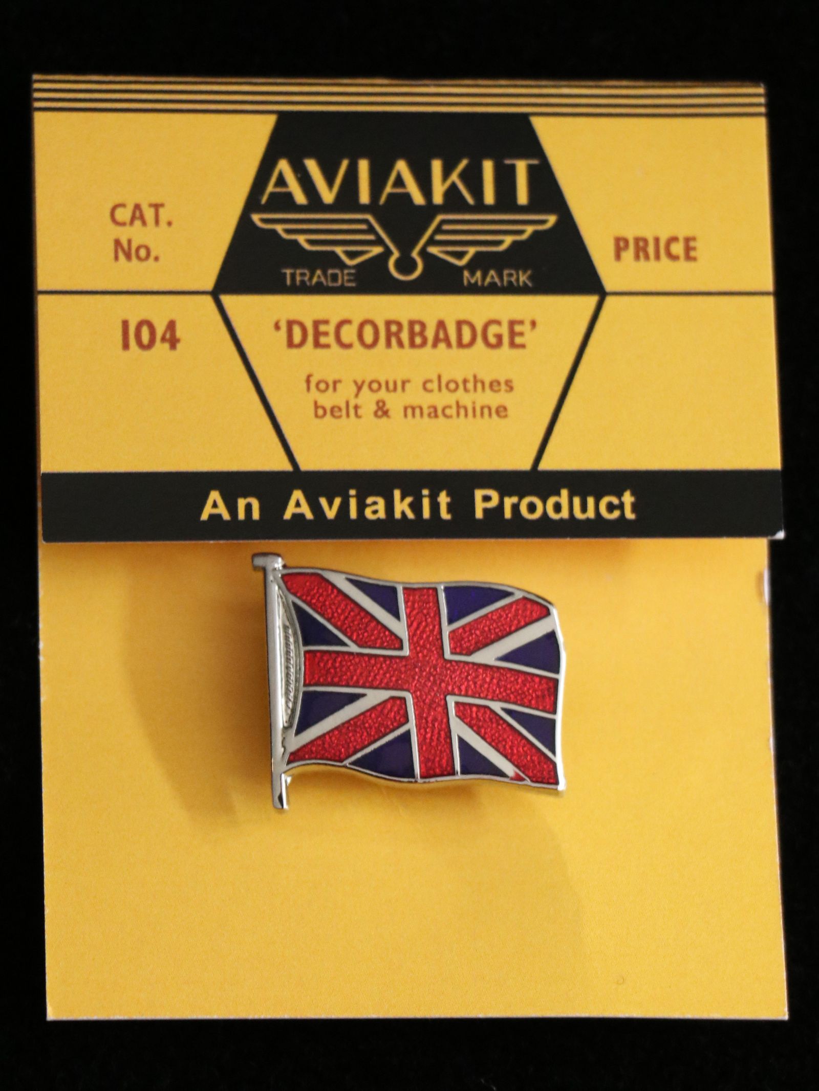 "UNION JACK" BADGE