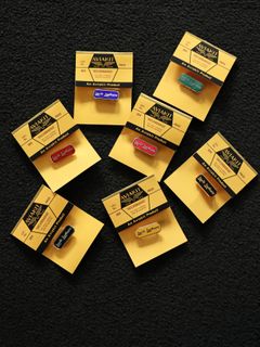 【即日発送可能】"LEWIS LEATHER RECTANGLE" BADGE