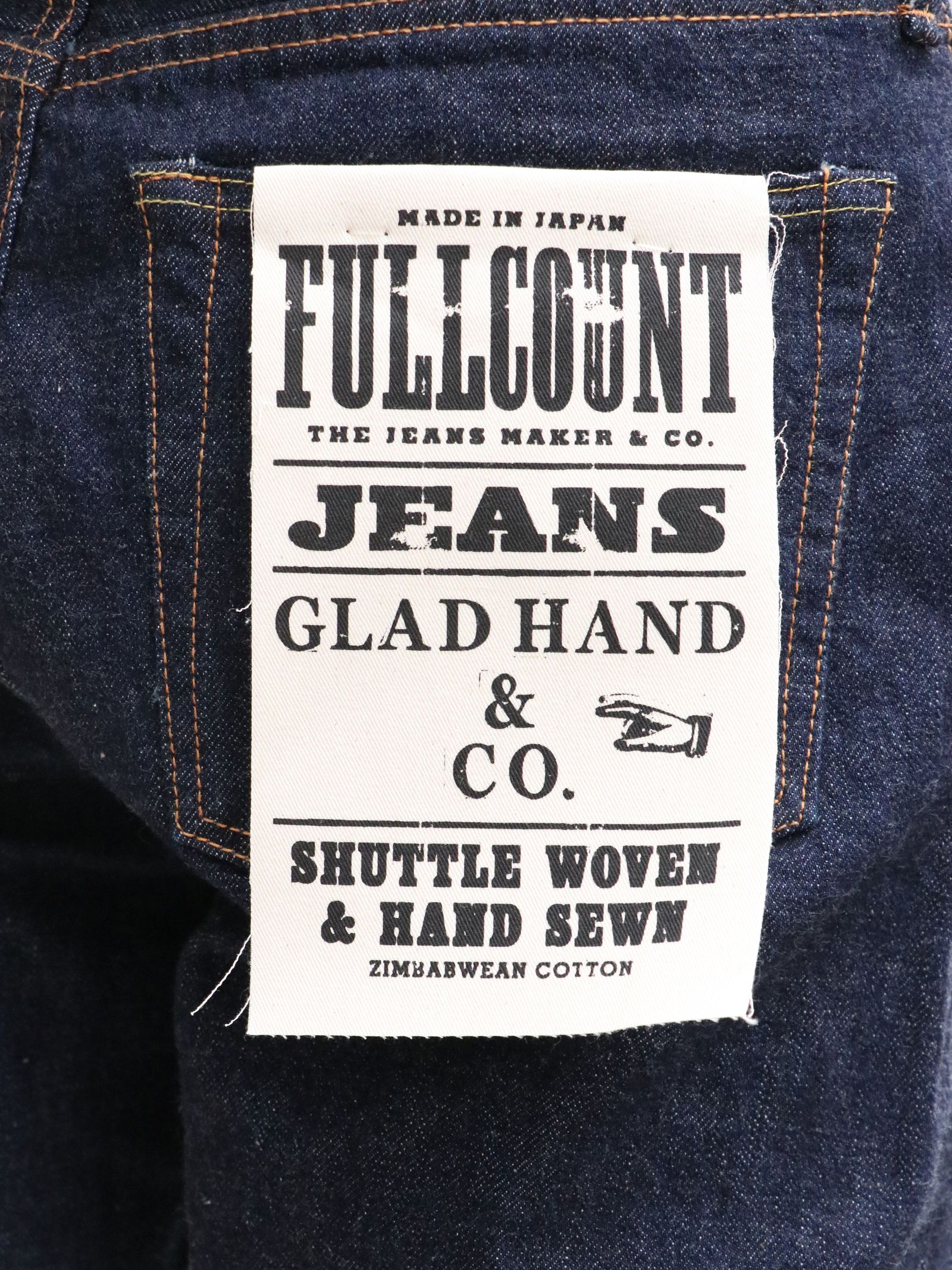 GLAD HAND & Co. - FULLCOUNT×GLAD HAND 1111 Slim Straight One Wash 