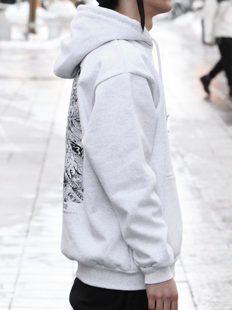 DRAGON ORIGINAL HEAVY OZ PULLOVER (GRAY)