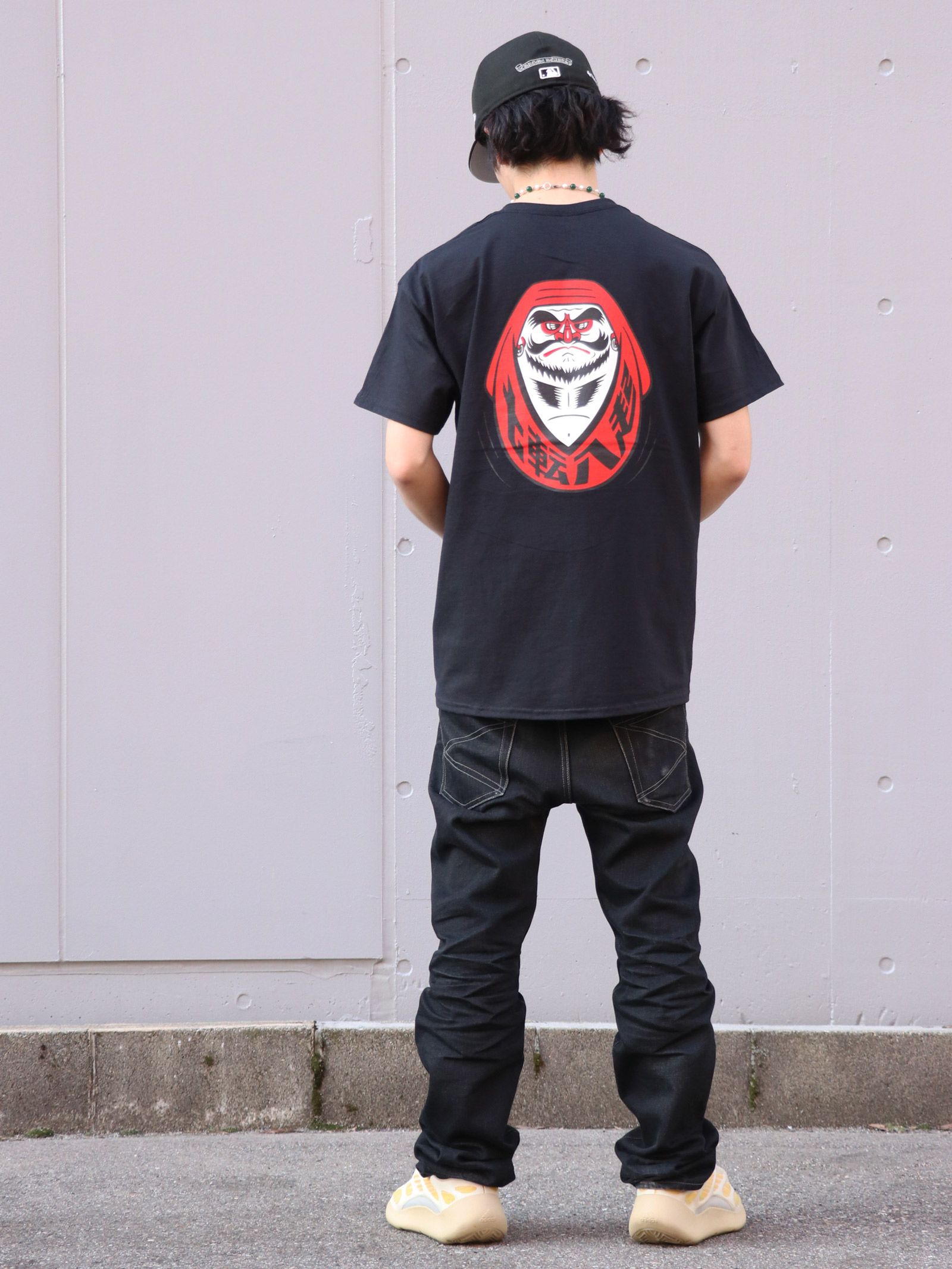 "達磨" S/S TEE (BLACK)