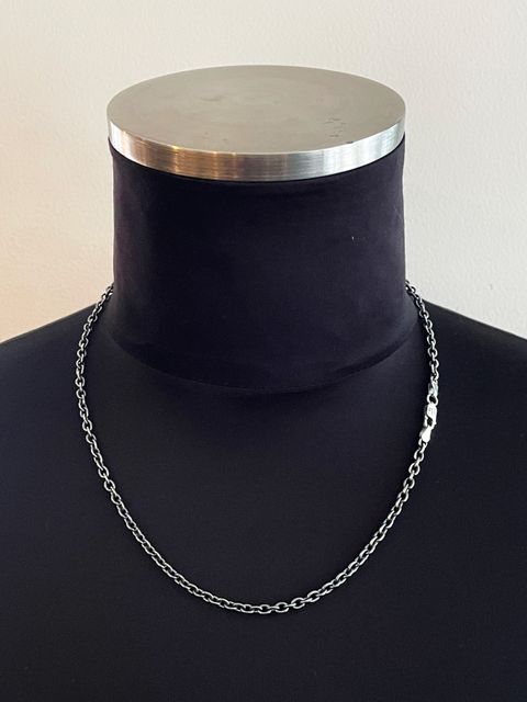 STANDARD NECK CHAIN "OVAL" 50cm (SILVER925)