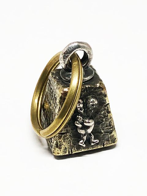 LUCKY BELL ”角” (Brass x Silver925 ) Medium