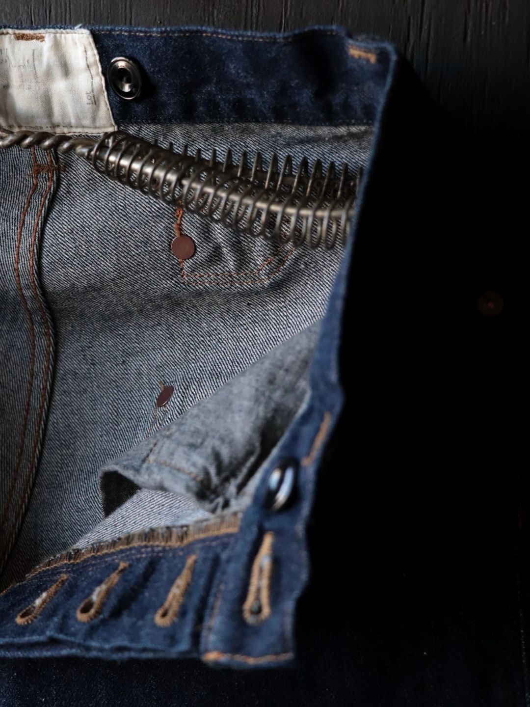 1920s 9oz DEATH VALLEY WAIST-OVERALLS (DARK INDIGO)