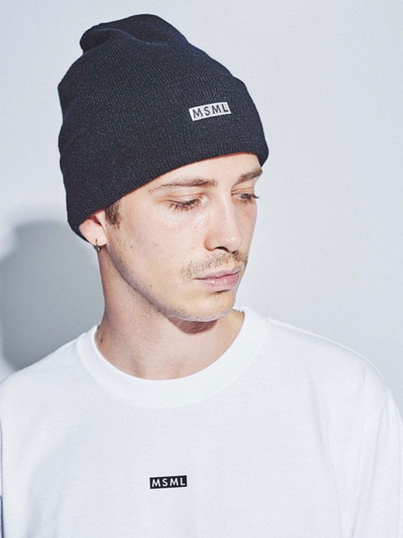 ボックス ロゴ ニットキャップ (ブラック) / BOX LOGO KNIT CAP (BLACK)