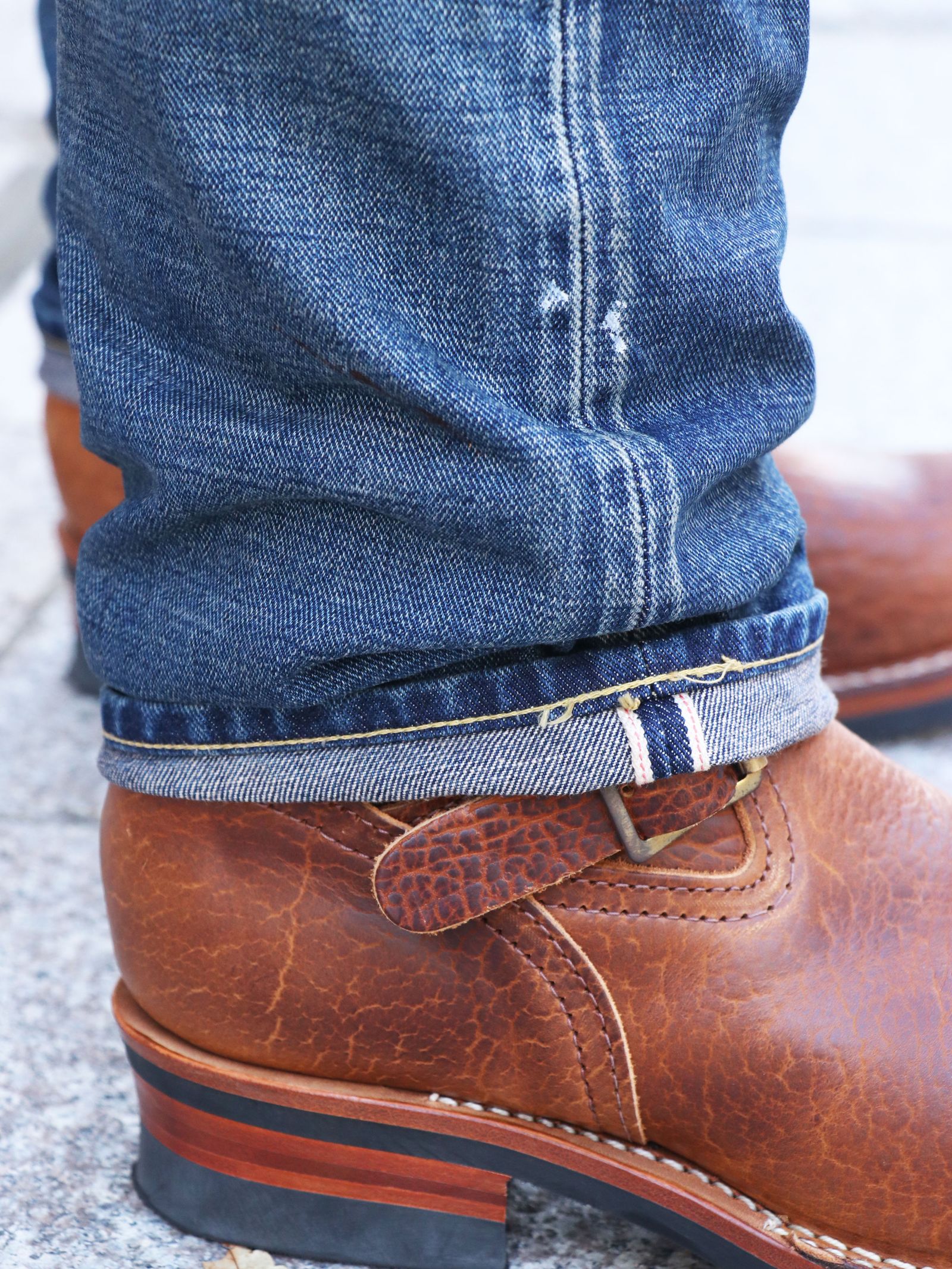 GLADDEN - DENIM "TYPE-4 A" (INDIGO) "VINTAGE FINISH"