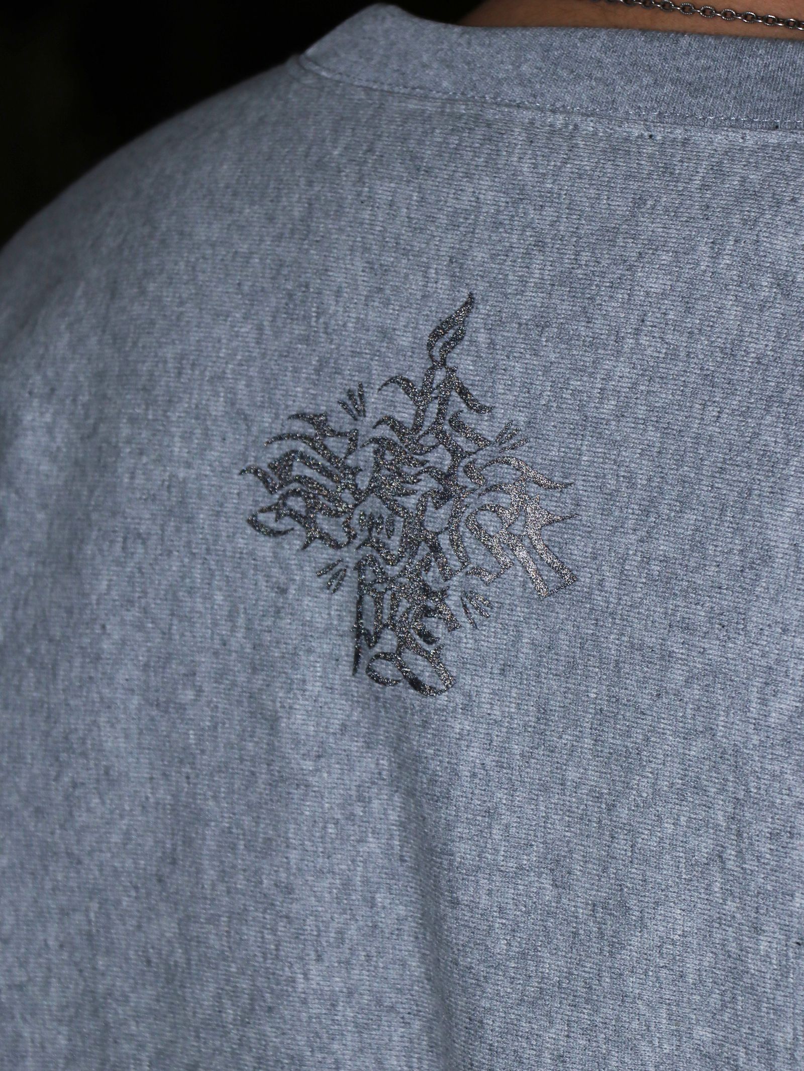 MOZYSKEY×SKANDA "疾風迅雷"SWEAT CREW NECK (GRAY) / 別注スウェット (グレー)