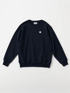 ワンポイント刺繍スウェット/ NIBUTANI WORKS logo / (NAVY)