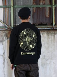 Entourage 12OZ CREW NECK SWEAT (BLACK)