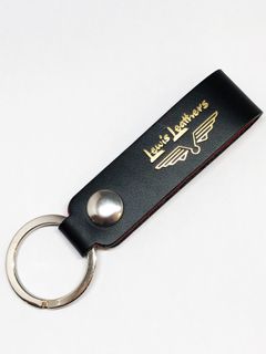 LEWIS LEATHERS BELT LOOP KEYRING MK-1 (BLACK)