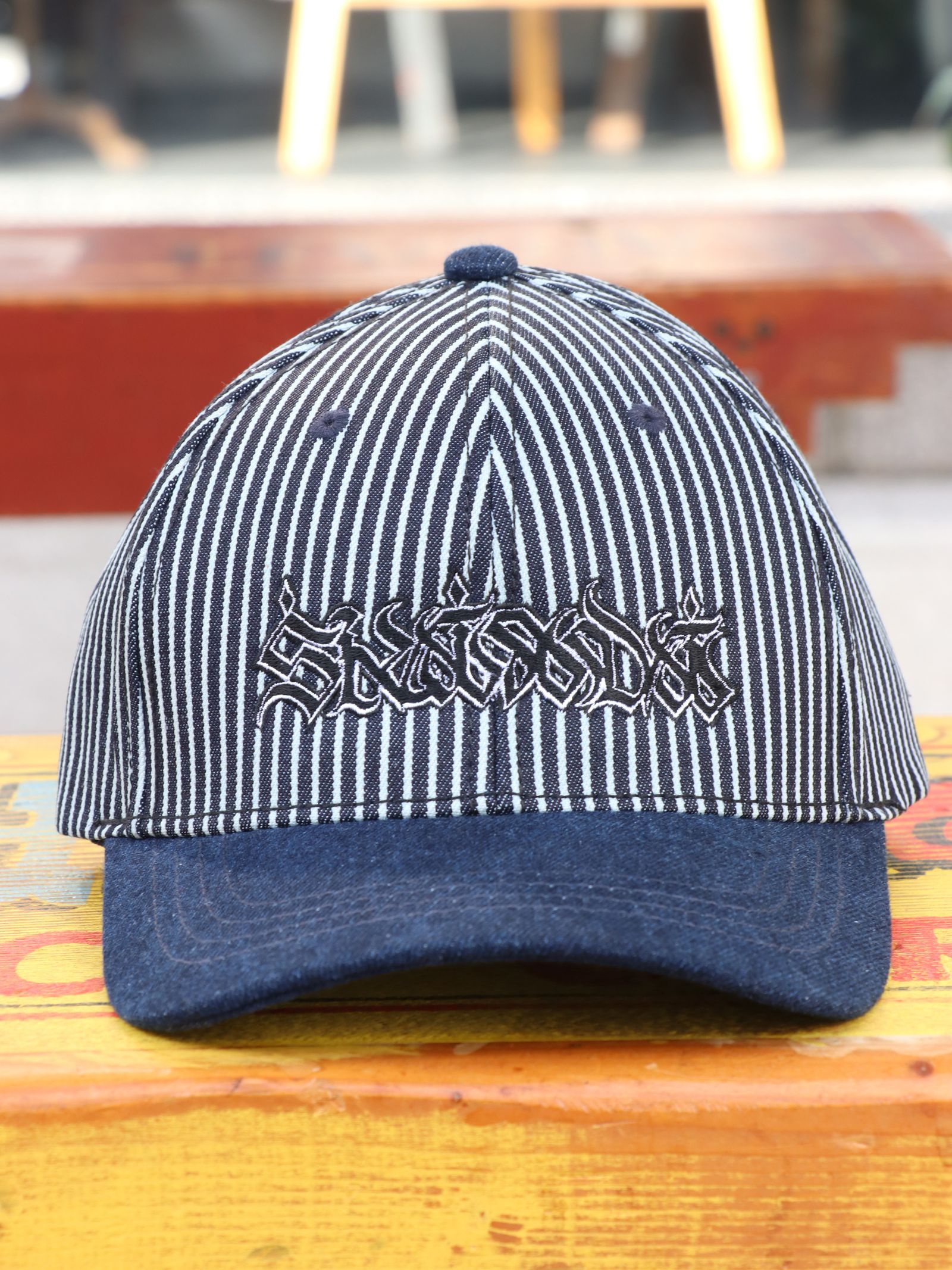 SKANDA カーブバイザーミドルキャップ / SKANDA Curve Visor Middle Cap (HICKRY×DENIM)
