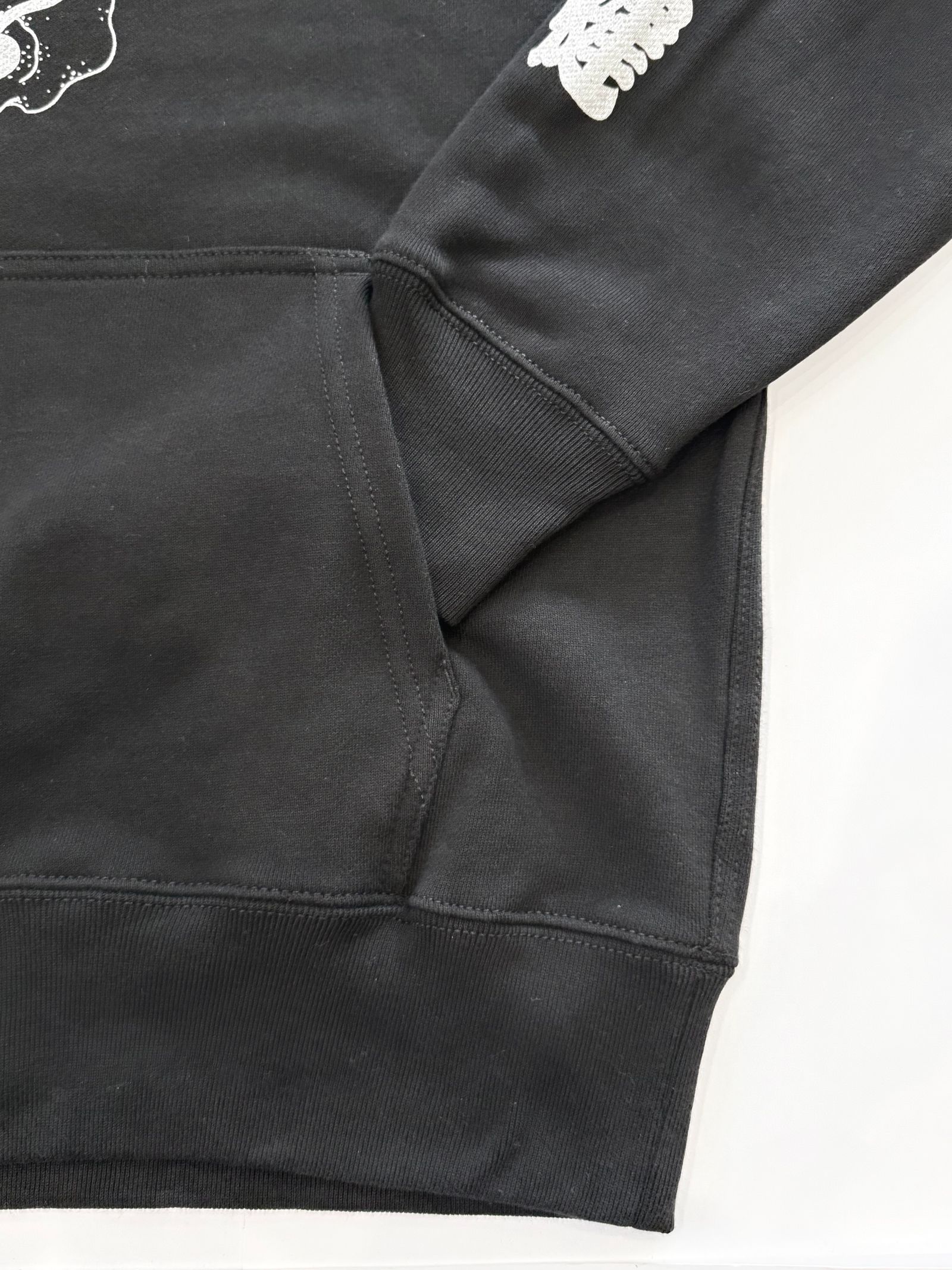 PULLOVER HOODIE "がまん"(BLACK) SKANDA 26TH DESIGN by江戸文身道場 彫健