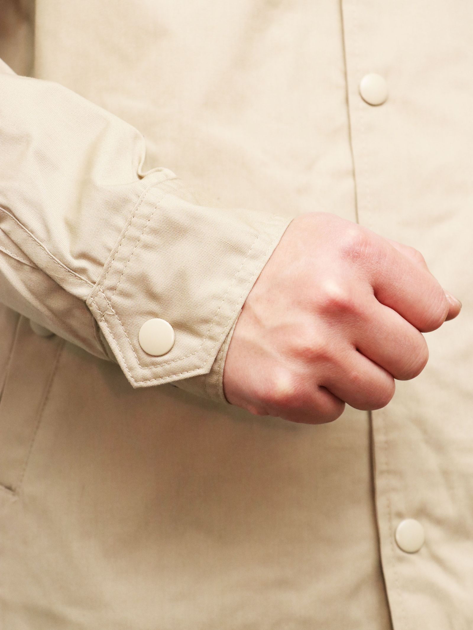 SKANDA ORIGNAL T/C コーチジャケット (ベージュ) / SKANDA ORIGNAL  T/C COACH JACKET (BEIGE)