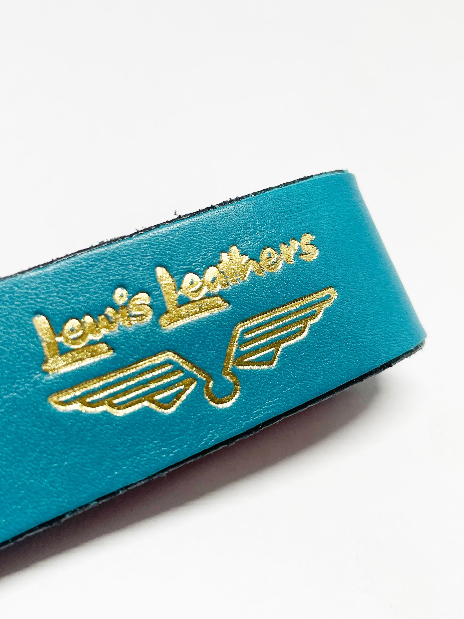 【即日発送可能】LEWIS LEATHERS BELT LOOP KEYRING MK-1 (TURQUOISE)