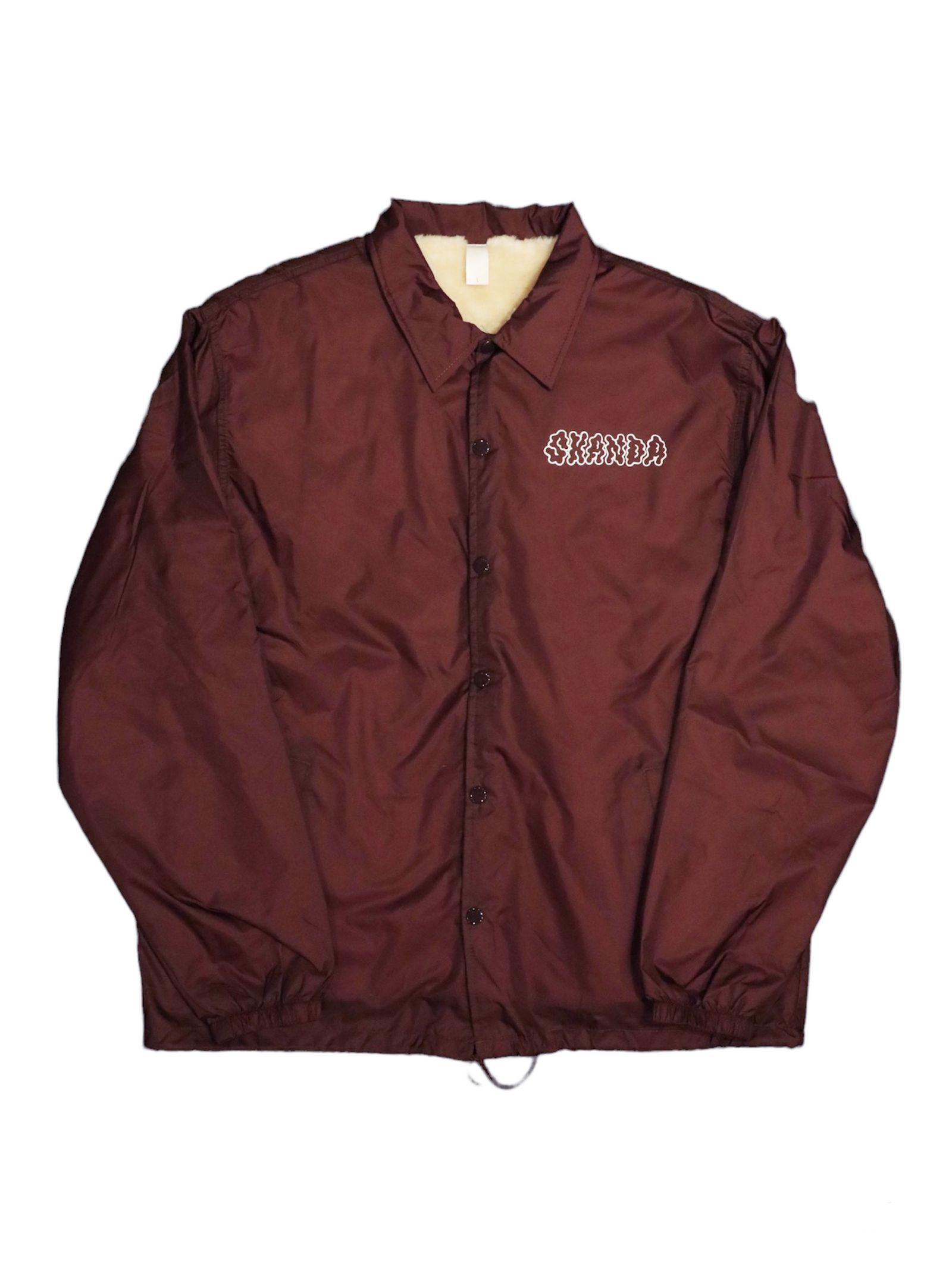 "S" LADY BOA COACH JACKET (BURGUNDY)