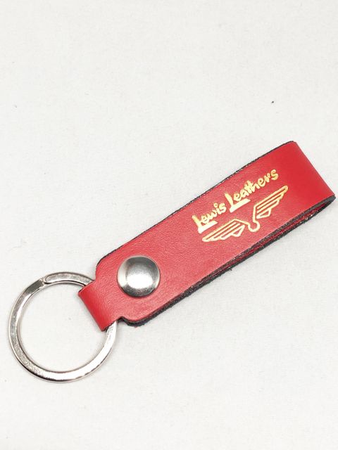 【即日発送可能】LEWIS LEATHERS BELT LOOP KEYRING MK-1 (RED)