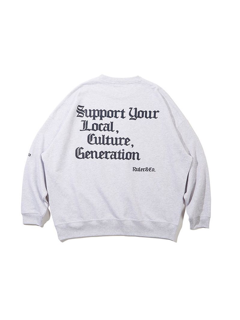 FOR LIFE 10oz. FAT SWEATSHIRT(GRAY,BLACK)