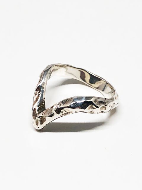 SLIM ROCK RING (SILVER925)