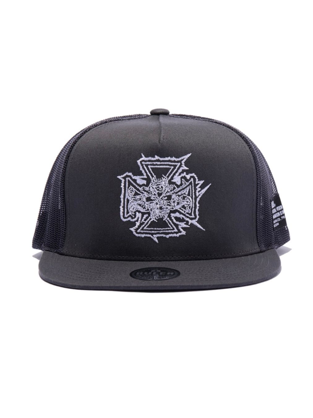 MALTESE KRAKEN TRUCKER MESHCAP (CHARCOAL/NAVY/BLACK)