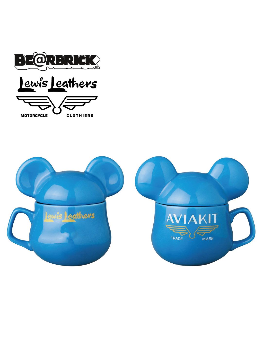 BE@RBRICK × LEWIS LEATHERS BE@RMUG