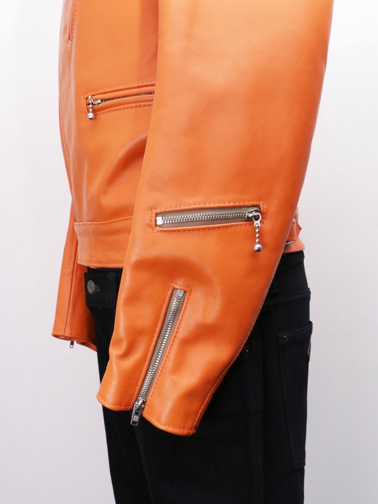 サイクロン441 : ホースハイド(オレンジ) | Lewis Leathers サイクロン441 : ホースハイド(オレンジ) | Lewis Leathers