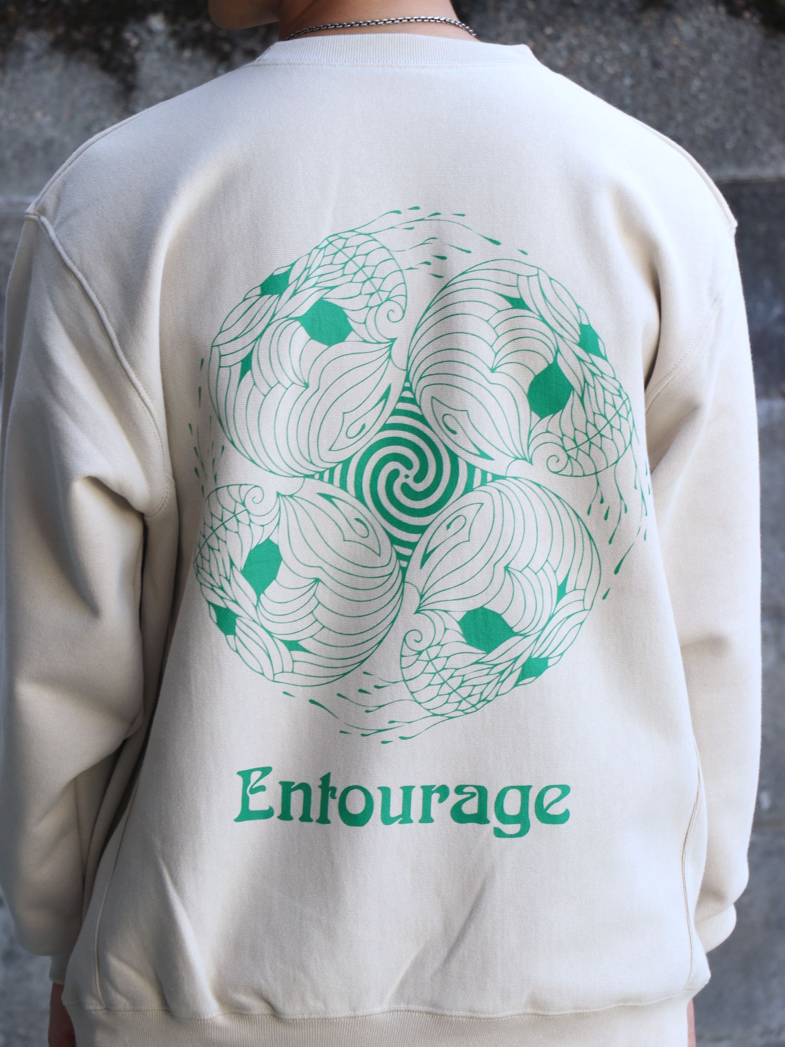 Entourage 12OZ CREW NECK SWEAT (SAND)