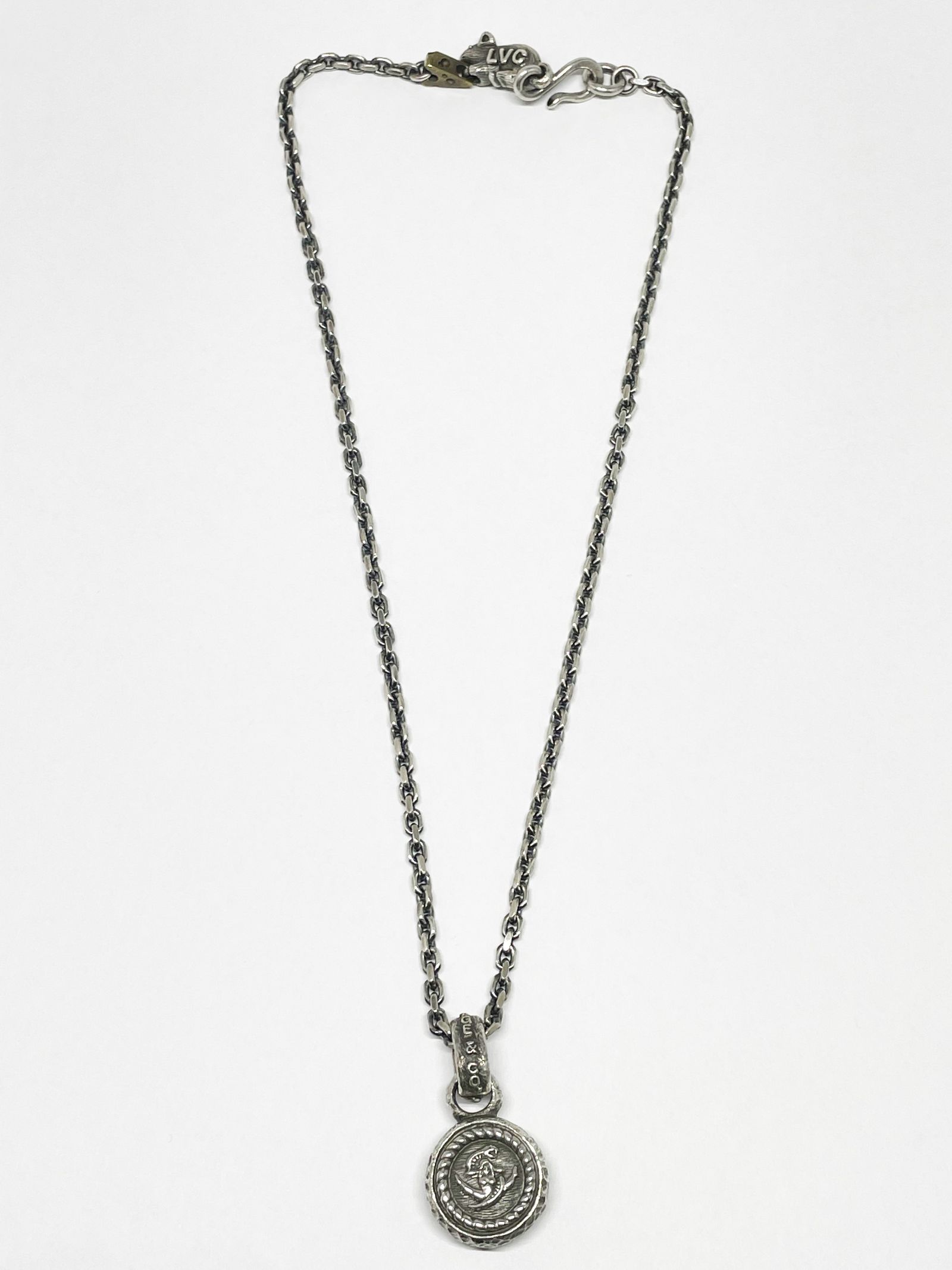 グローブペンダント&マウス&チーズチェーン (オールシルバー) & "Mouse & Cheese" Chain (SILVER×BRASS)