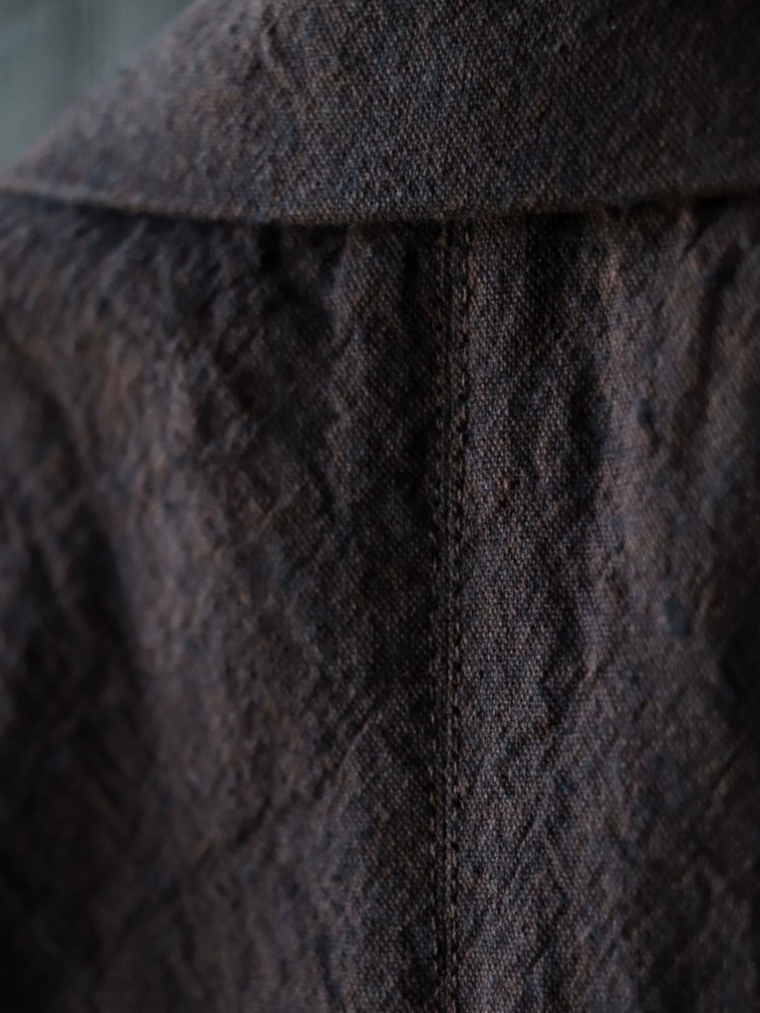 ANCIENT CLOTH BUTLER A JACKET (DEAD LEAF BROWN)