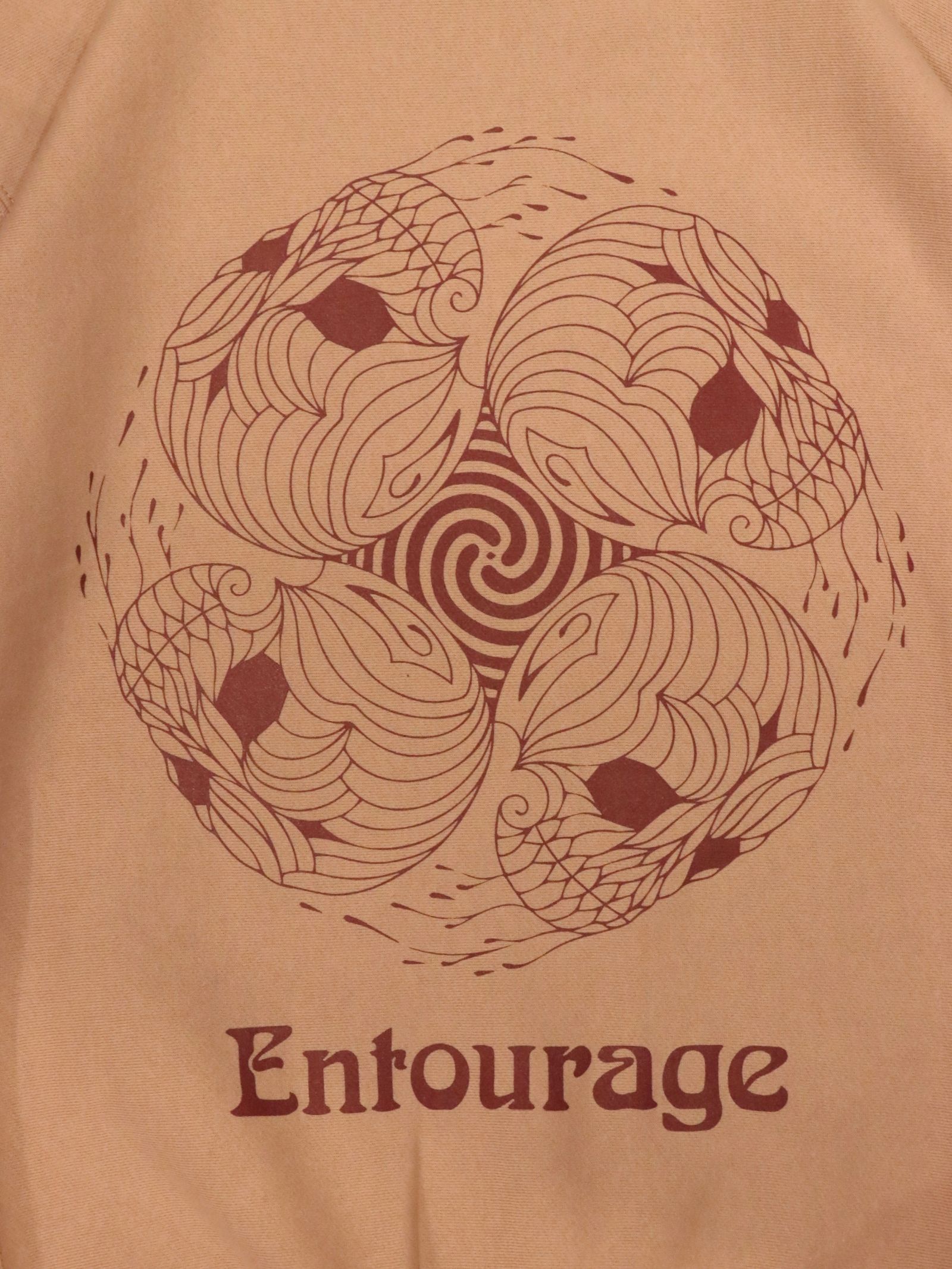 Entourage 12OZ CREW NECK SWEAT (SMOKE PINK)