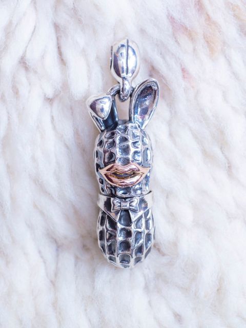 LARGE BUNNY PEANUTS (SILVER925xPINK GOLD K10)