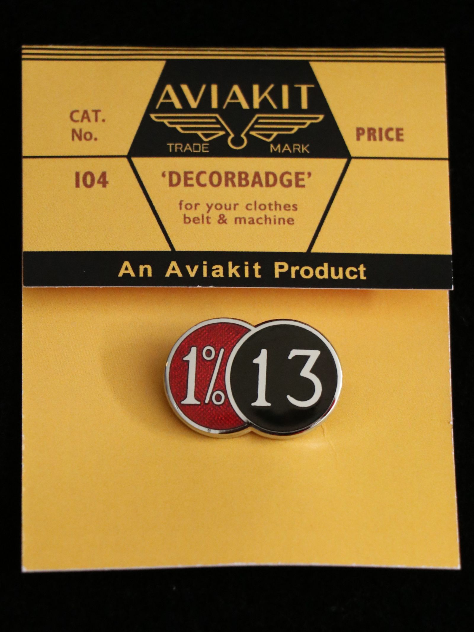 "1%13" BADGE