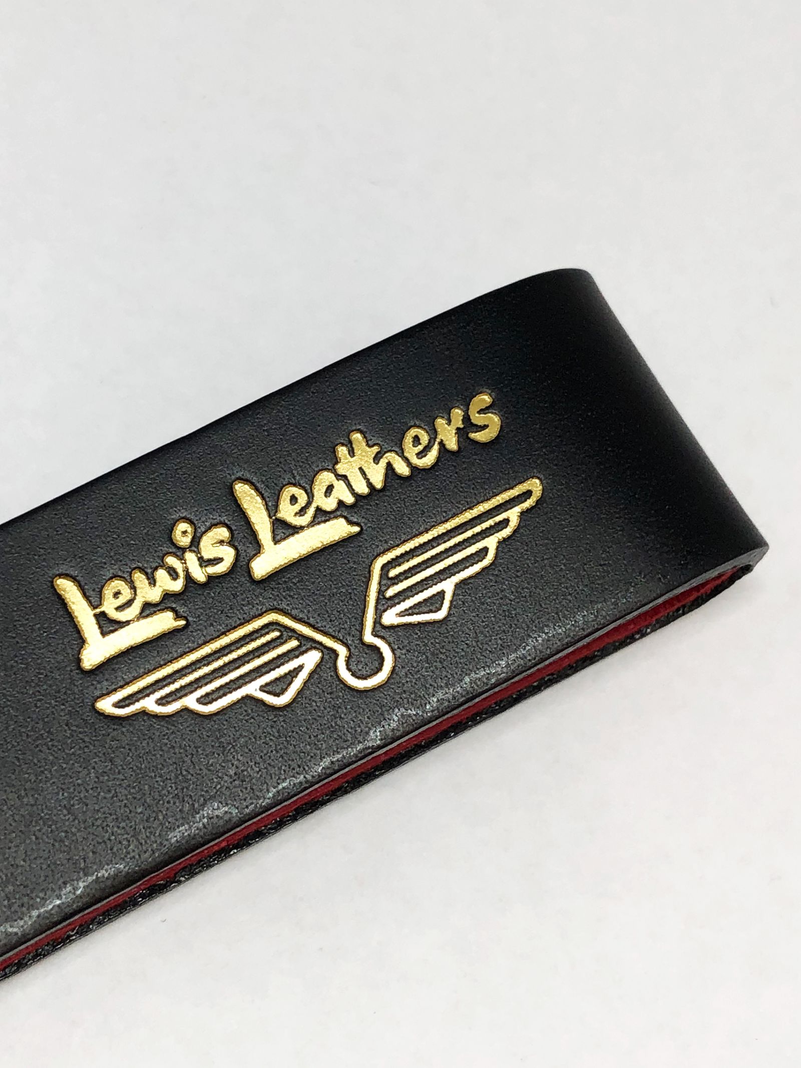 LEWIS LEATHERS BELT LOOP KEYRING Mk2 (BLACK)