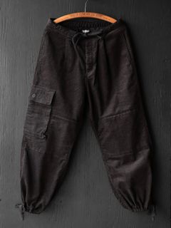 RIPPLE COAD FIELD TROUSERS (CHARCOAL BLACK)
