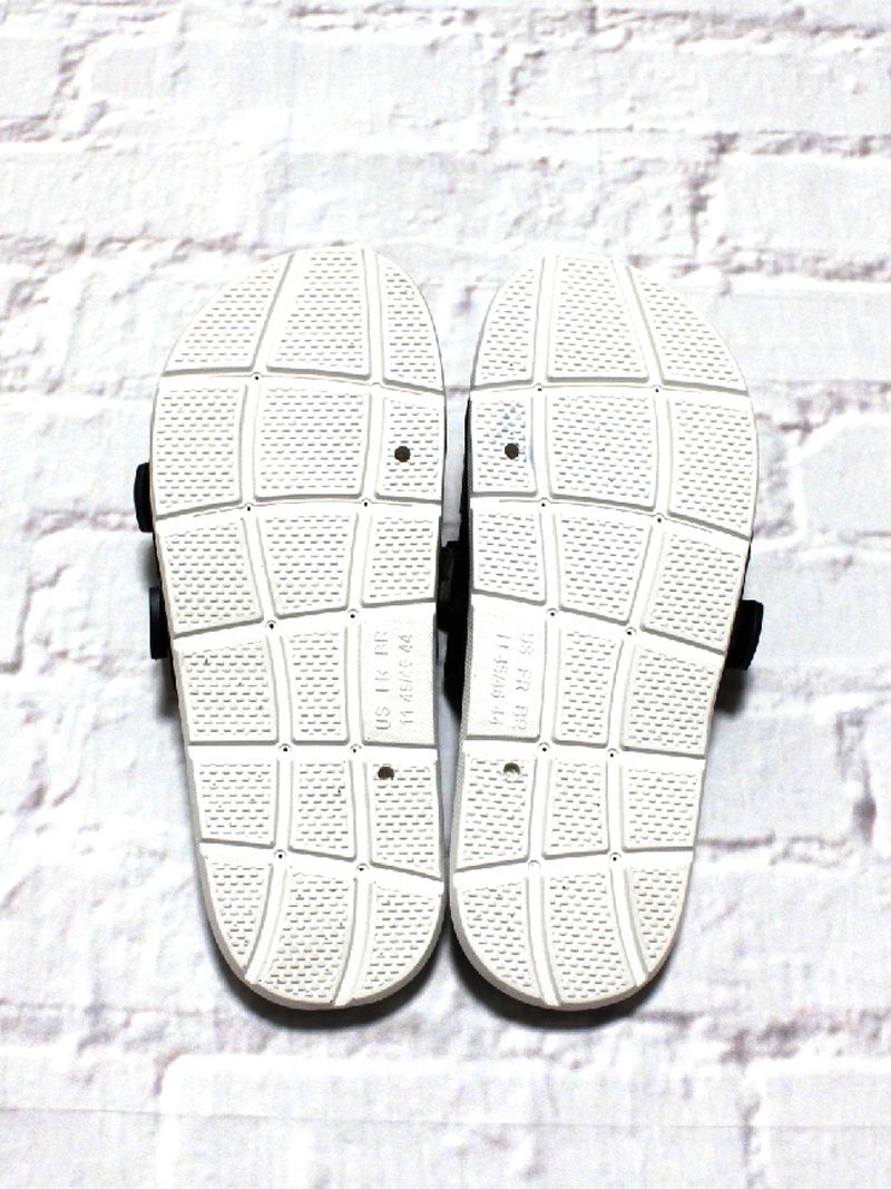 W STRAP SANDAL (BLACKxWHITE)