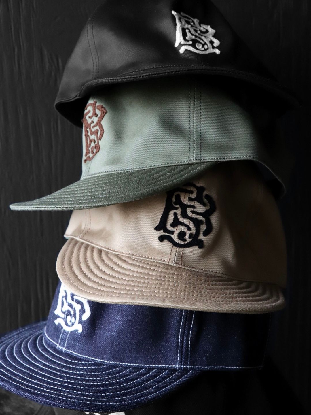 BS TRUCKER CAP (BLACK CHINO)