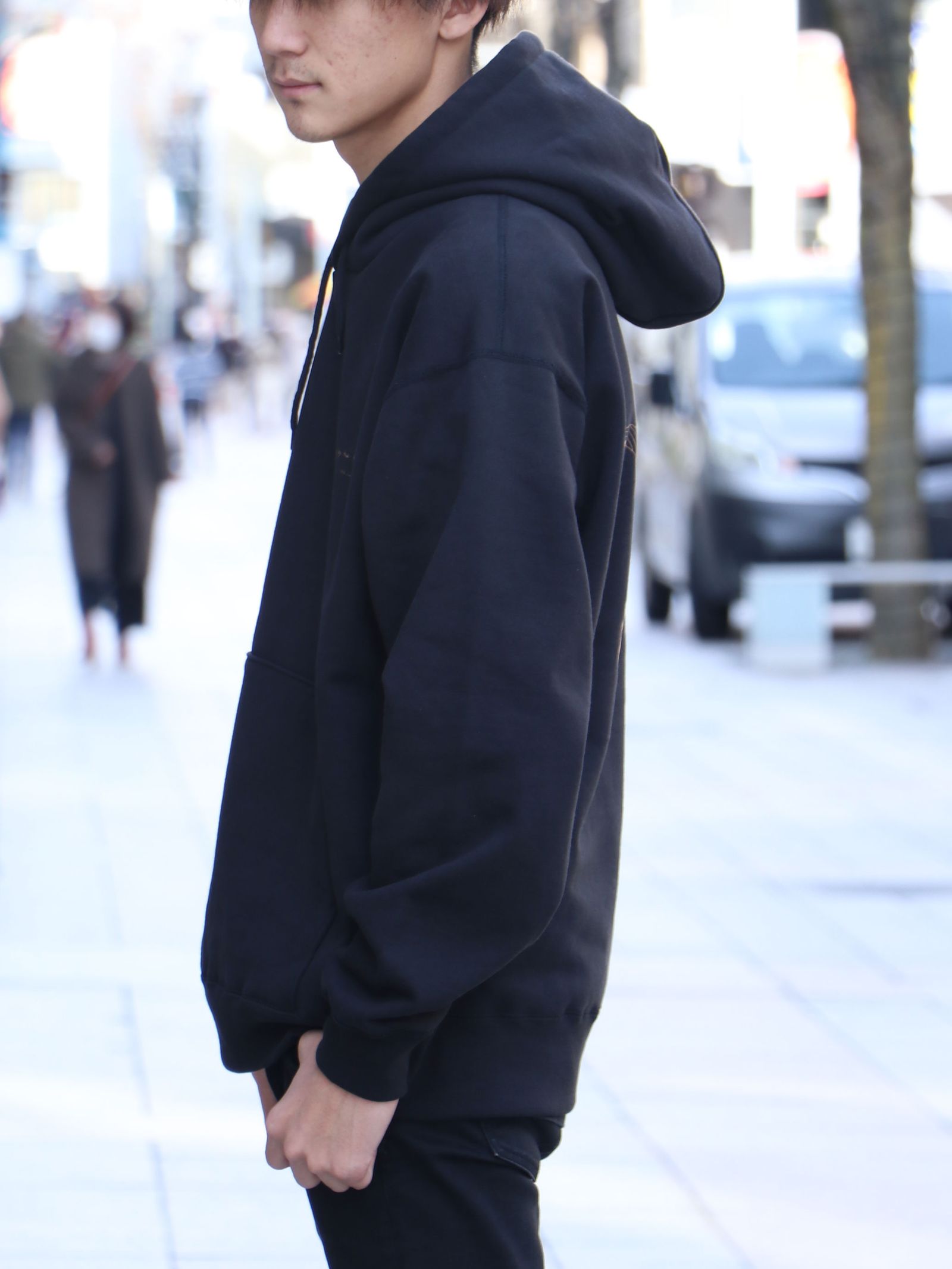 "Year of the ox"オリジナルヘビーオンスパーカー(ブラック) / "Year of the ox"  ORIGNAL HEAVY OZ PULLOVER (BLACK)
