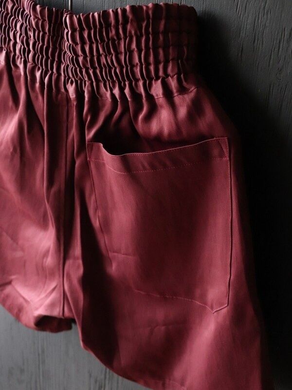 MAIN MATCH BOXING SHORTS WITH BS (BLOOD RED)