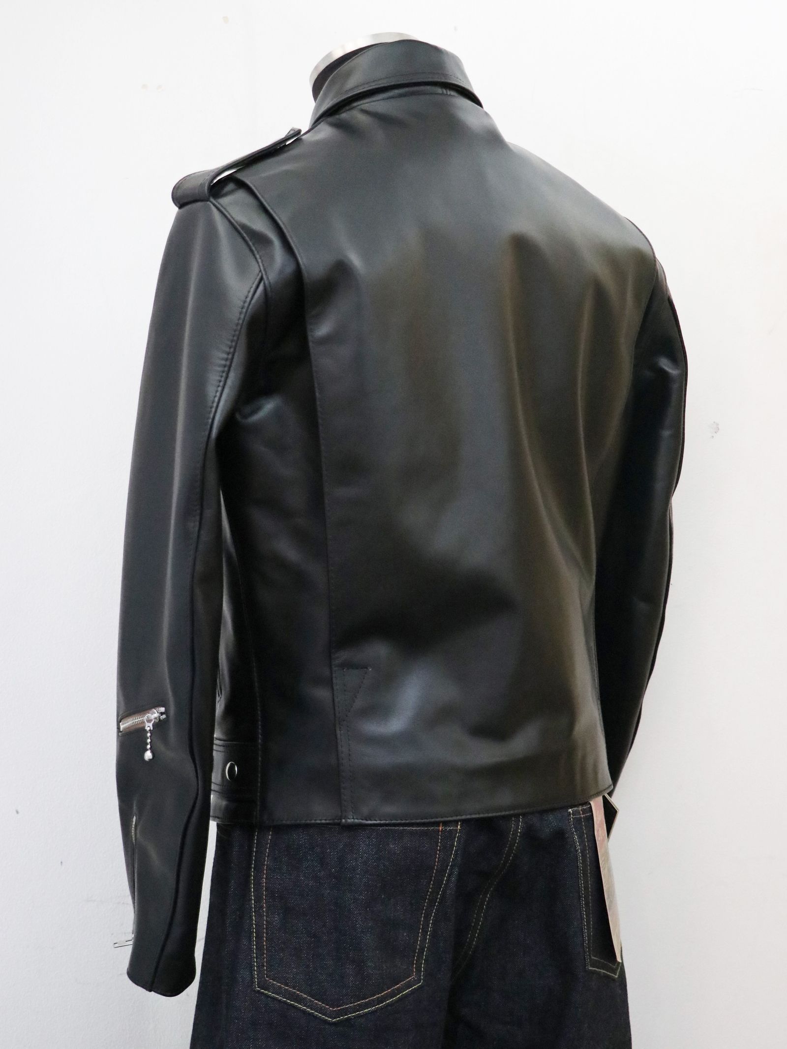 【受注オーダー】メンフィズジャケット (ホースハイド×レッドキルティング) / MEMPHIS JACKET (#723) (HORSE / RED QUILT)