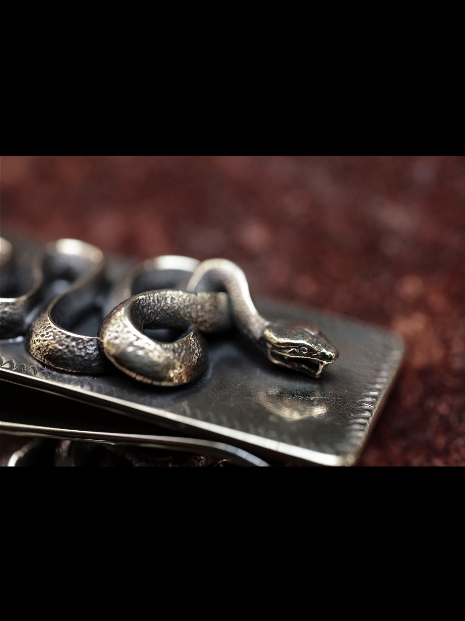 SNAKE MONEY CLIP (BRASS)